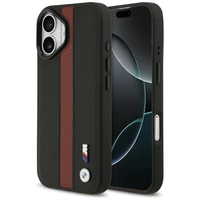 BMW M Perforated Stripe Logo Magnetinis dėklas iPhone 17 - raudonas