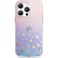 Kingxbar Heart Star Series dėklas iPhone 14 Plus dėklas su zodiako žvaigždėmis