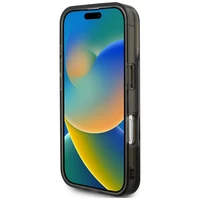 Karl Lagerfeld Liquid Glitter Choupette Logo deklas iPhone 16 Pro - juodas