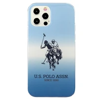 US Polo USHCP12MPCDGBL iPhone 12/12 Pro 6,1" dėklas telefonui - mėlynas Gradient Collection