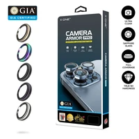 X-ONE Sapphire Camera Armor Pro - iPhone 17 Air fotoaparato apsauga - sidabrinė