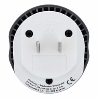 BLUE STAR ceļojumu adapteris GO TO USA (Type A) 10A baltas