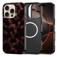 Tech-Protect Lamano Magnetinis dėklas telefonui iPhone 16 Pro - juodas ir raudonas