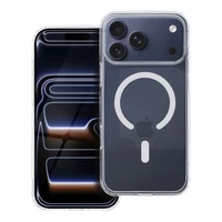 Drop Glue Spalvotas Žiedas Magnetinis Dėklas suderinamas su MagSafe IPHONE 17 Pro Max balta