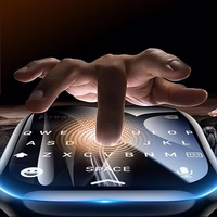 "Tech-Protect Easy Set Flex+" 3 pakuočių grūdintas stiklas "Apple Watch" 40 mm laikrodžiui - Juodas