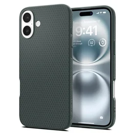 Spigen Liquid Air dėklas telefonui iPhone 16 - žalias