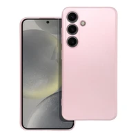 METALLIC dėklas telefonui SAMSUNG S24 rožinis