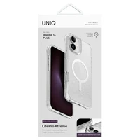 Uniq LifePro Xtreme Magnetinis Įkrovimo dėklas telefonui iPhone 16 Plus - Permatomas