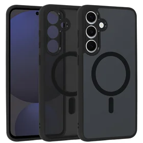 Pilnai matinis magnetinis dėklas SAMSUNG GALAXY S24 FE juodas