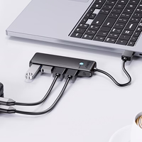 Orico PAPW4A-C3 USB-A Hub prijungimo stotelė 4x USB-A 3.0 - juoda
