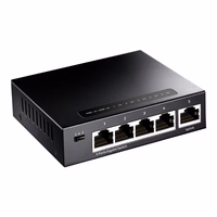 Cudy GS105 tinklo komutatorius Gigabit Ethernet (10/100/1000) Juoda