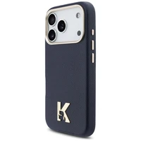 KARL LAGERFELD case for IPHONE 17 Pro compatible with MagSafe KLHMP17L5PGFKHGB (PU FW W/ KHead Logo) blue