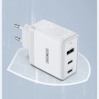Įkroviklis DUZZONA T1 65W 2xUSB-C/USB-A baltas