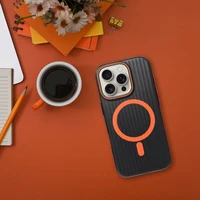 Dėklas SIMPLY suderinamas su MagSafe iPhone 15 Pro titano juodas