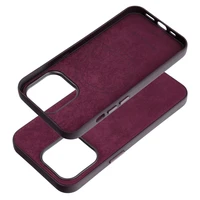Dėklas telefonui WOVEN MAG COVER, suderinamas su MagSafe, iPhone 13 Pro, bordo