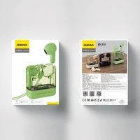 Dudao U18Pro Bluetooth 5.3 TWS belaidės ausinės - žalios