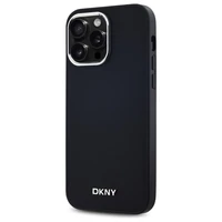 DKNY Paprastas logotipas Magnetinis dėklas telefonui iPhone 14 Pro Max - juodas