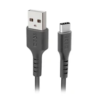 SBS TECABLETC220K USB-A - USB-C kabelis 2 m - juodas
