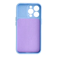 Camshield Soft dėklas telefonui Iphone 13 Pro šviesiai mėlynas