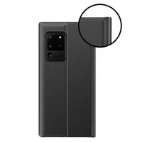 New Sleep Case dėklas telefonui su stovo funkcija Samsung Galaxy A73 juodas