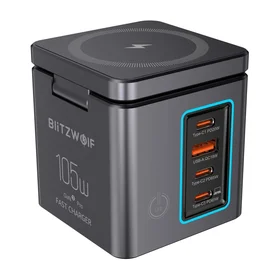 Blitzwolf BW-i113 GaN tinklo įkroviklis, USB-A, 3xUSB-C, 105W