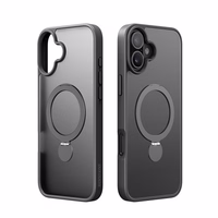 Dėklas Dux Ducis "Yind 360 Ring Stand" Apple iPhone 16 Pro juodas