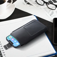 ROYAL - Odinė universali diržo kišenė / juoda - Dydis 2XL+platus - SAMSUNG A12 / NOTE 9 / XIAOMI REDMI NOTE 10 PRO