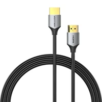 Itin plonas HDMI kabelis "Vention ALEHI" 3 m 4K 60 Hz (pilkas)