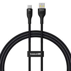 Baseus Flash 2 Įkrovimo kabelis USB į USB-C 100W 1m Juodas
