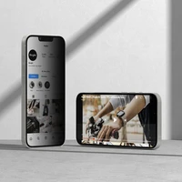 Ringke Easy Slide Privatumo stiklas 2 rinkinys iPhone 13 / 13 Pro / 14 / 16e