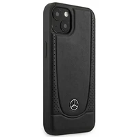 Mercedes MEHCP15MARMBK iPhone 15 Plus 6.7" juodas kietasis dėklas odinis Urban stiliaus