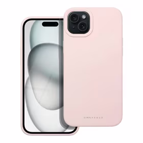 ROAR dėklas CLOUD SKIN IPHONE 15 Plus šviesiai rožinis