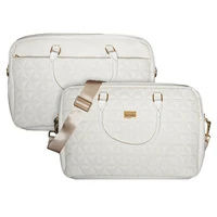 Wonder Dėklas nešiojamam kompiuteriui 15–16 colių pico quilted smėlio spalvos