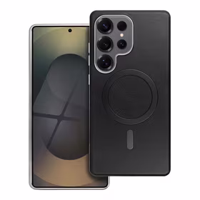 GENTLEMAN MAG COVER Dėklas telefonui suderinamas su MagSafe SAMSUNG A07 juodas