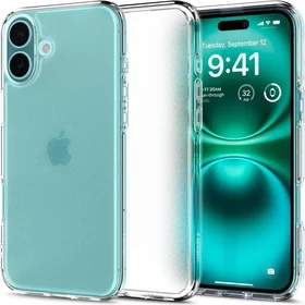 Spigen Ultra Hybrid dėklas, skirtas iPhone 16 – skaidri