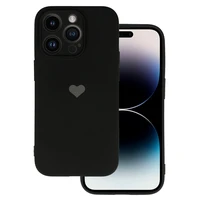 Vennus Silikoninis širdies dėklas Iphone 13 Pro Max dizainas 1 juodas