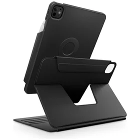 Uniq Rovus Snapmount Magnetinis 360 Sukamas Nuimamas dėklas iPad Pro 13" 2024 (7-os kartos) - juodas