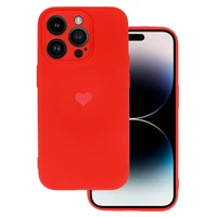 Vennus Silikoninis širdies dėklas Iphone 12 Pro dizainas 1 raudonas