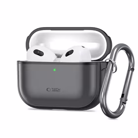 Tech-Protect silikoninis dėklas AirPods Pro 3 matinis juodas