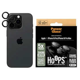 PanzerGlass Hoops Keraminis Objektyvo apsauga iPhone 16 Pro 6.3" / 16 Pro Max 6.9" 1282