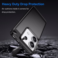 Anglies dėklas telefonui, skirtas Xiaomi Redmi Note 13 Pro – juodas