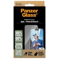 PanzerGlass apsauginis stiklas iPhone 16 6.1" itin platus 2861