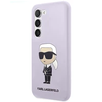 Karl Lagerfeld KLHCS23MSNIKBCU S23+ S916 kietas dėklas violetinis/violetinis Silikoninis Ikonik