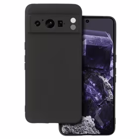 Matinis galinis dėklas telefonui GOOGLE PIXEL 8 PRO juodas