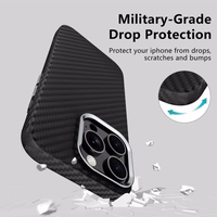 Tech-Protect Ion Carbon Magnetinis dėklas Samsung Galaxy S25 Ultra - juodas