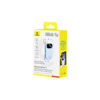 Baseus EnerFill FC21 Qpow 3 Ultra 20000mAh 45W išorinė baterija su skaitmeniniu ekranu ir kabeliu - Mėlyna