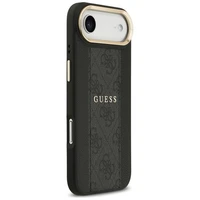 Guess dėklas telefonui iPhone 17 Air HC MAGSAFE PU W/ 4G PU STRIPE juodas