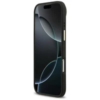 Guess dėklas telefonui iPhone 17 Air HC MAGSAFE PU W/ 4G PU STRIPE juodas