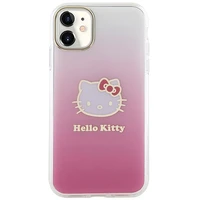 Hello Kitty IML Gradient Electrop Kitty Head dėklas telefonui iPhone 11 / XR - rožinis