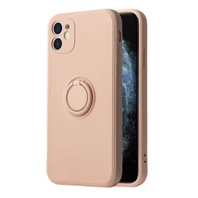 Vennus silikoninis žiedas Iphone 11 Pro šviesiai rožinis